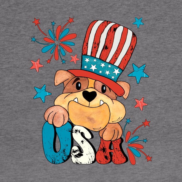 American Bulldog by Designs by Ira